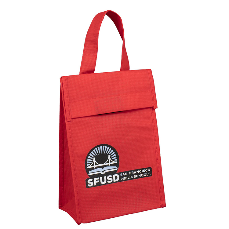 6-1/2"W x 9"H x 3 ½"Gusset - "BAG-IT" Value Priced Lightweight Lunch Tote Bag 22