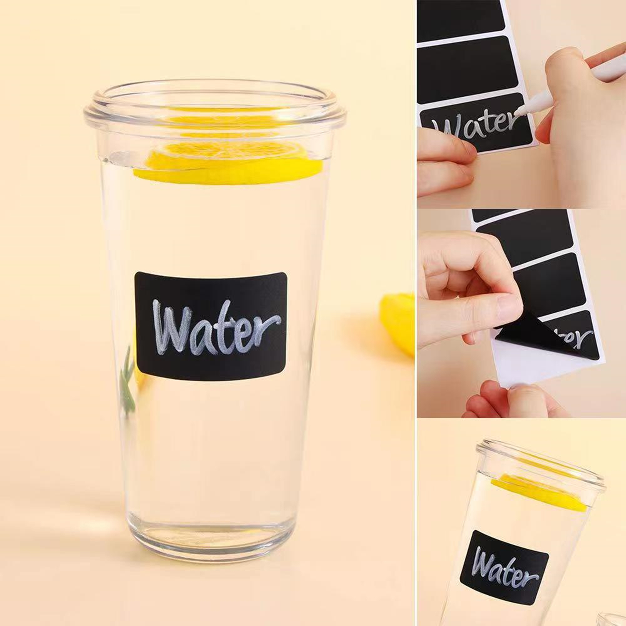 Rectangular Black Sticker Roll 5