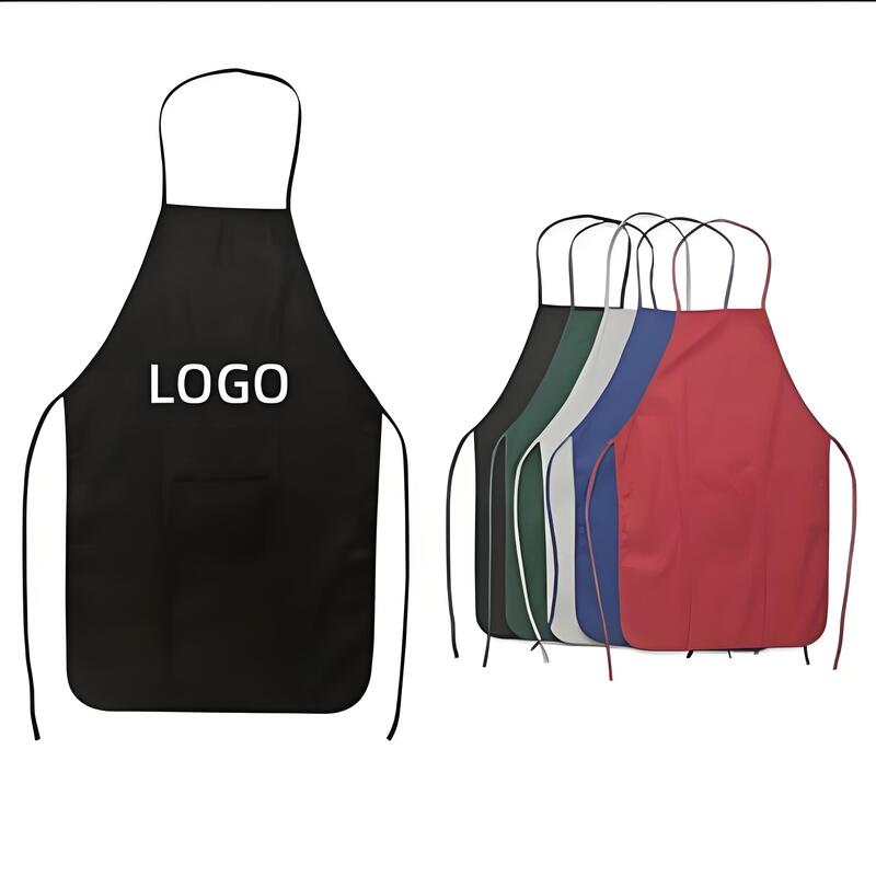Adjustable Tie Waist Strap Cotton Apron 2