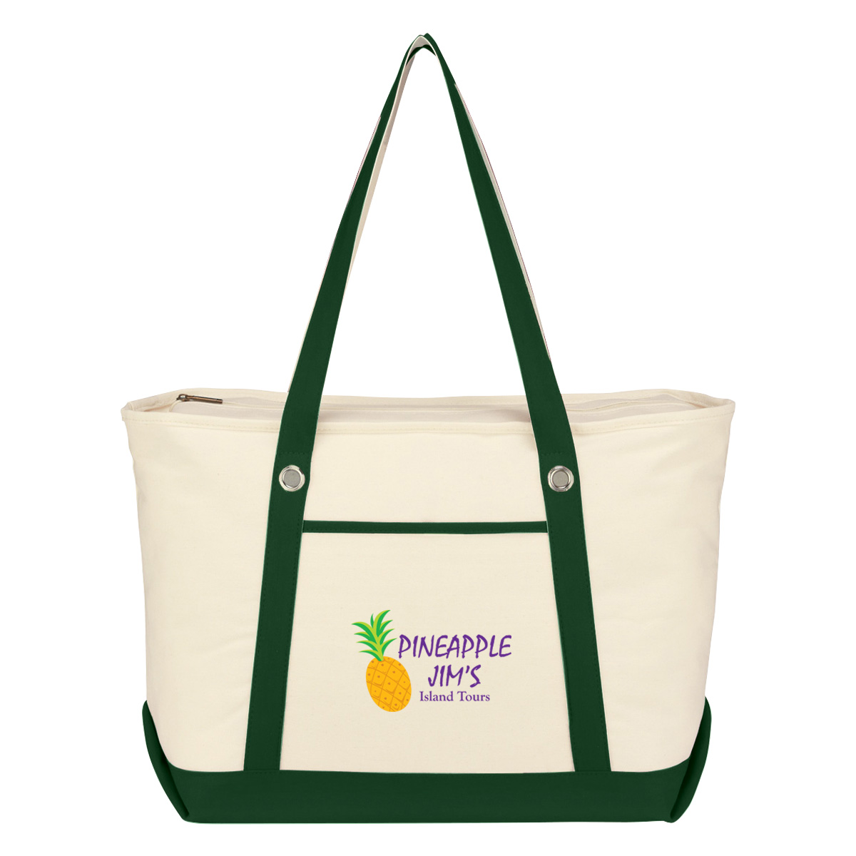 Large 12 Oz. Cotton Canvas Sailing Tote Bag 5
