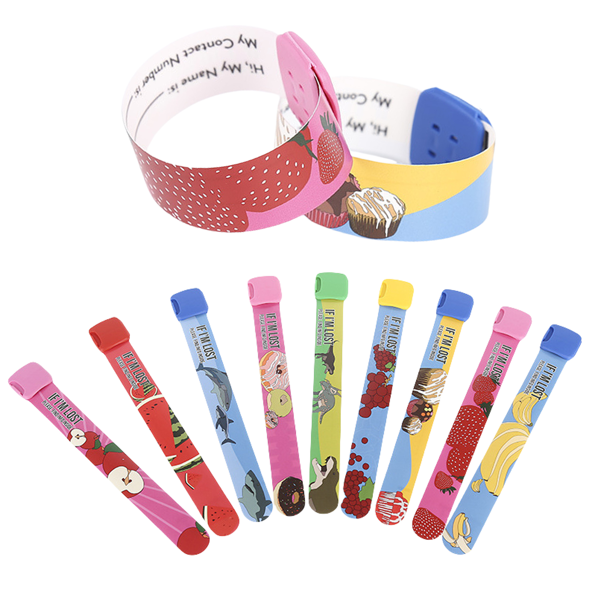 Reusable Kids Safety ID Wristband MOQ50 2
