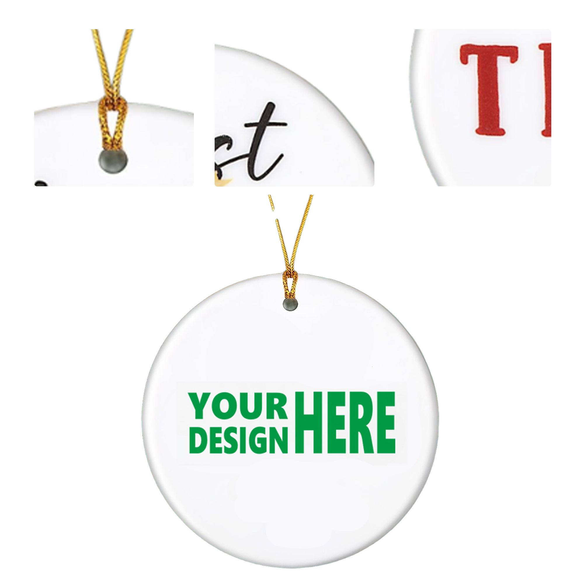 MOQ50 Custom Acrylic Hanging Ornament for Home Decor 2