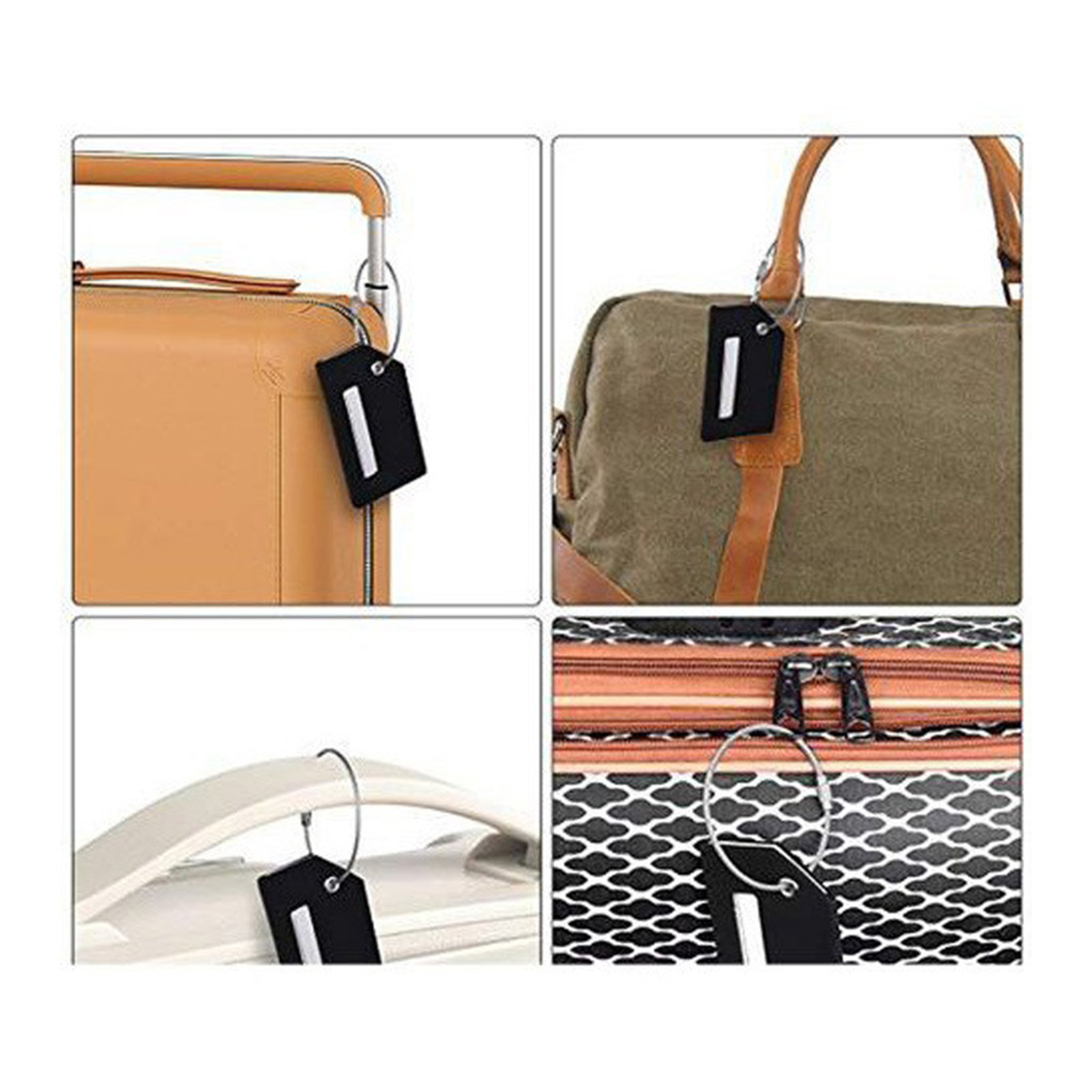 Silicone Luggage Tag with Durable Wire Loop 4