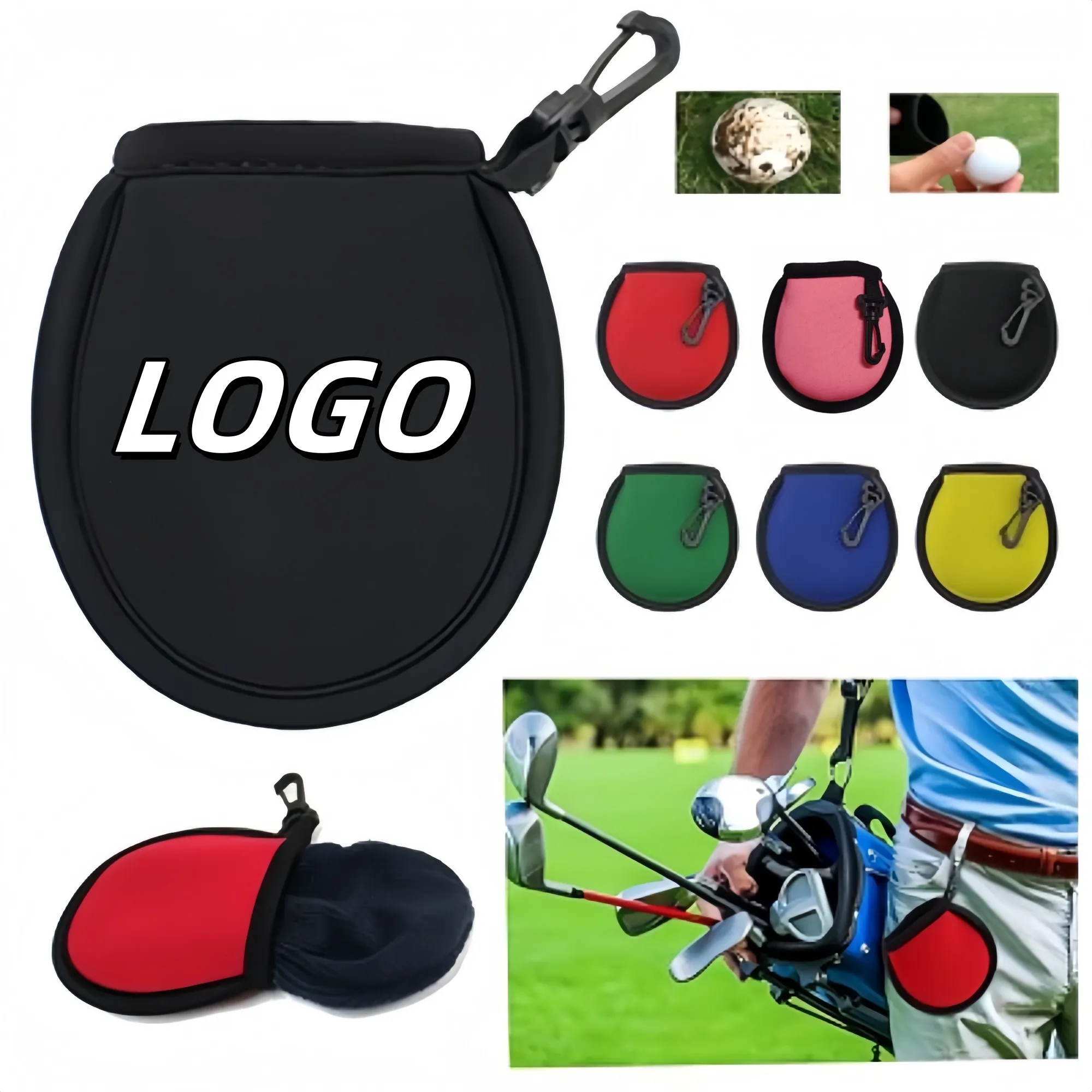 Portable golf polish bag Ball washer