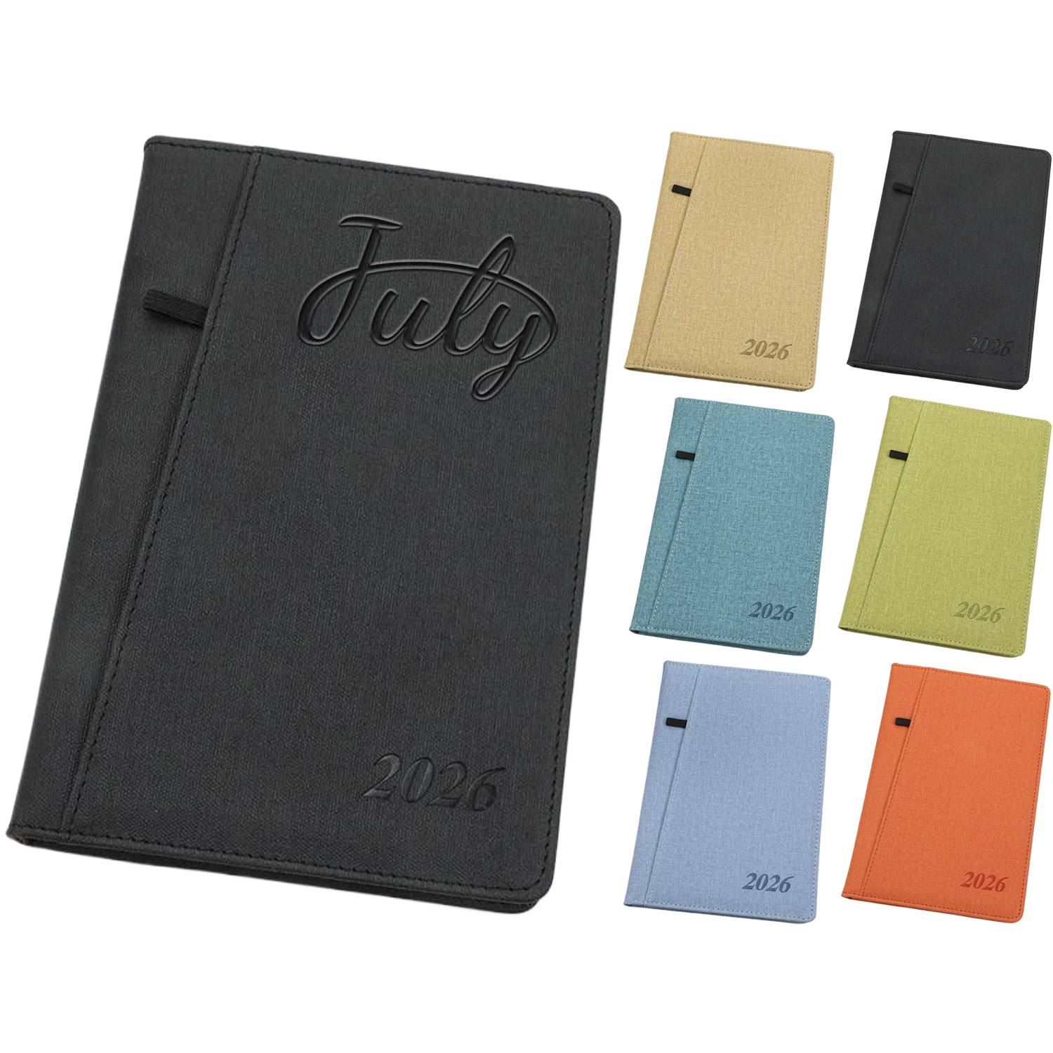 2026 A5 PU Leather Cover Planner Notebook 4