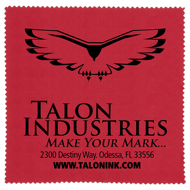 "ONECLEANSCREEN" 6" X 6" 100% Microfiber Recycled RPET Polyester Cleaning Cloth & Screen Cleaner 26