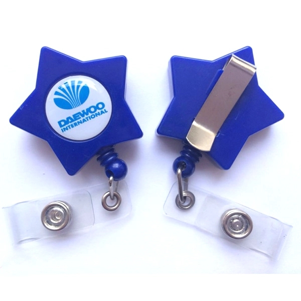 Star Shaped Retractable Badge Holders 3