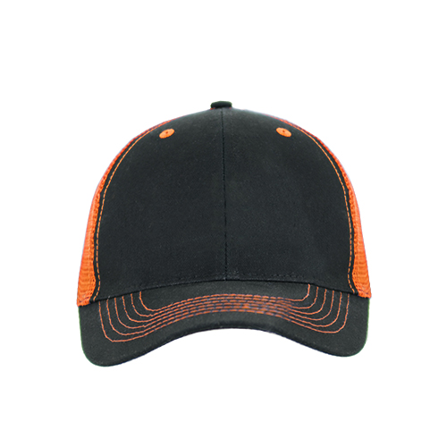 Color Accent Mesh Snapback Cap