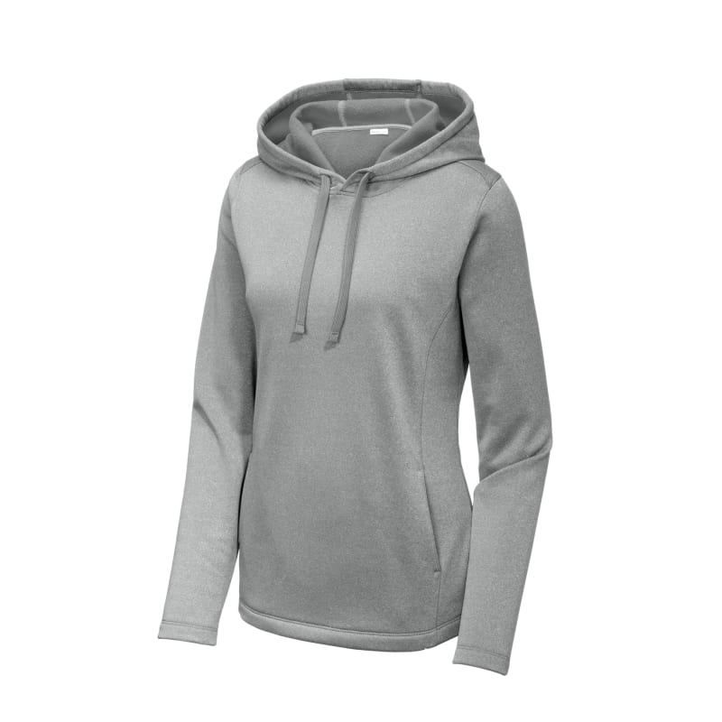 Sport-Tek Women's PosiCharge Sport-Wick Heather Fleece Hooded Pullover., custom hoodie or sweatshirt with logo imprint 19