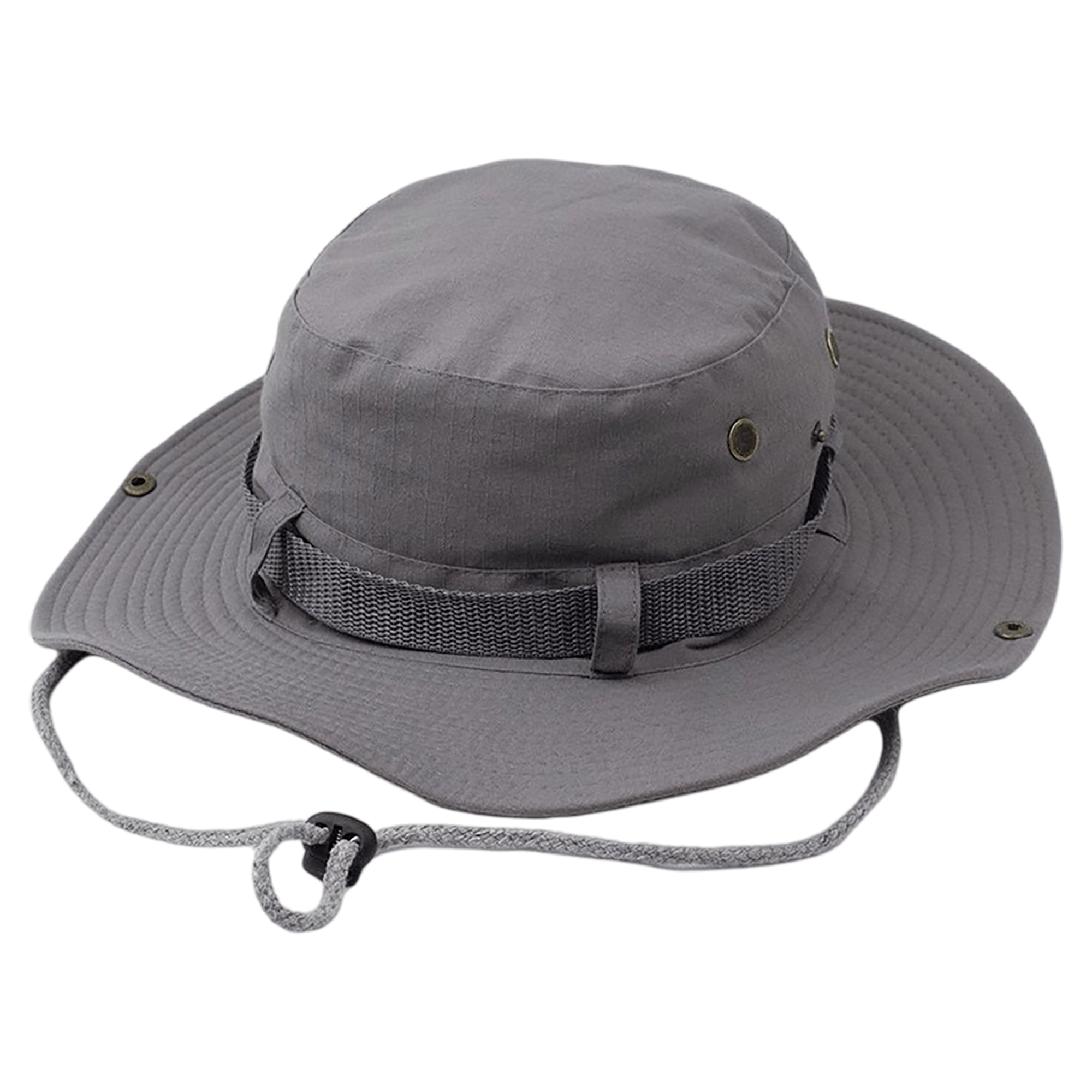 Polyester Wide Brim Fisherman Hat With Ventilation Eyelets 5