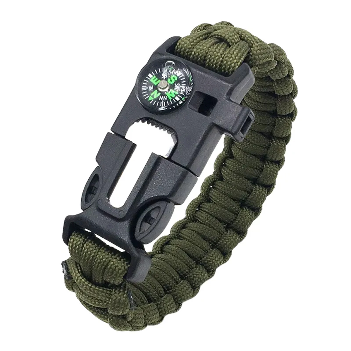 Adjustable Paracord Survival Bracelet for Hiking 2