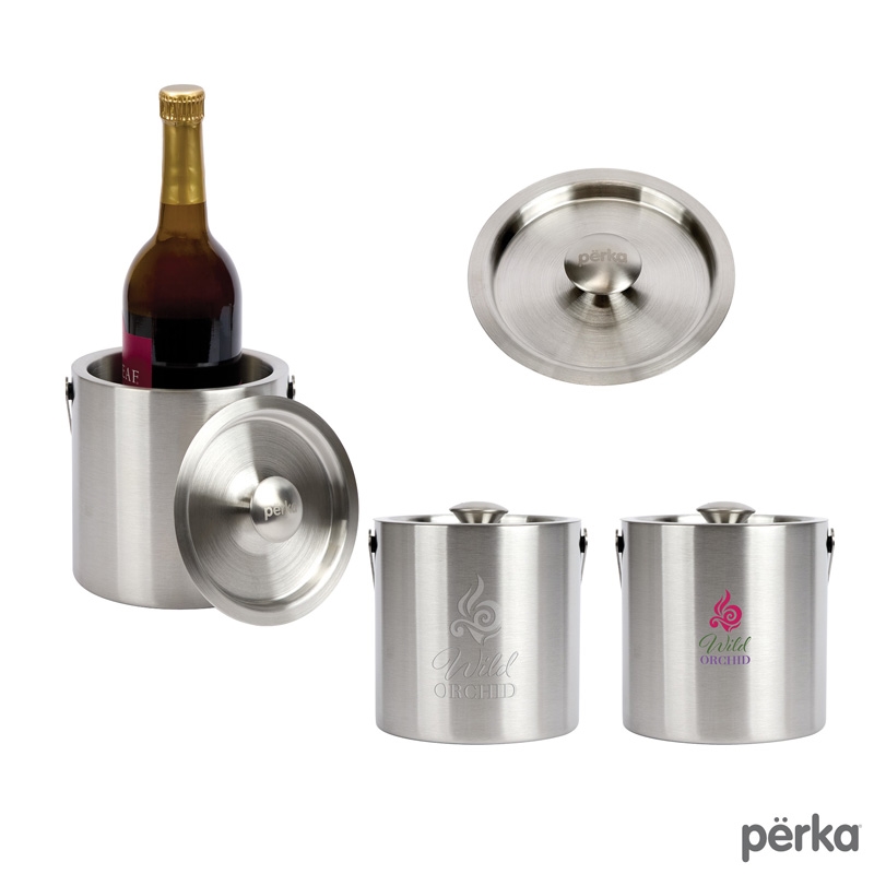 Perka® Quinton 1.3L Double Wall, Stainless Steel Ice Bucket