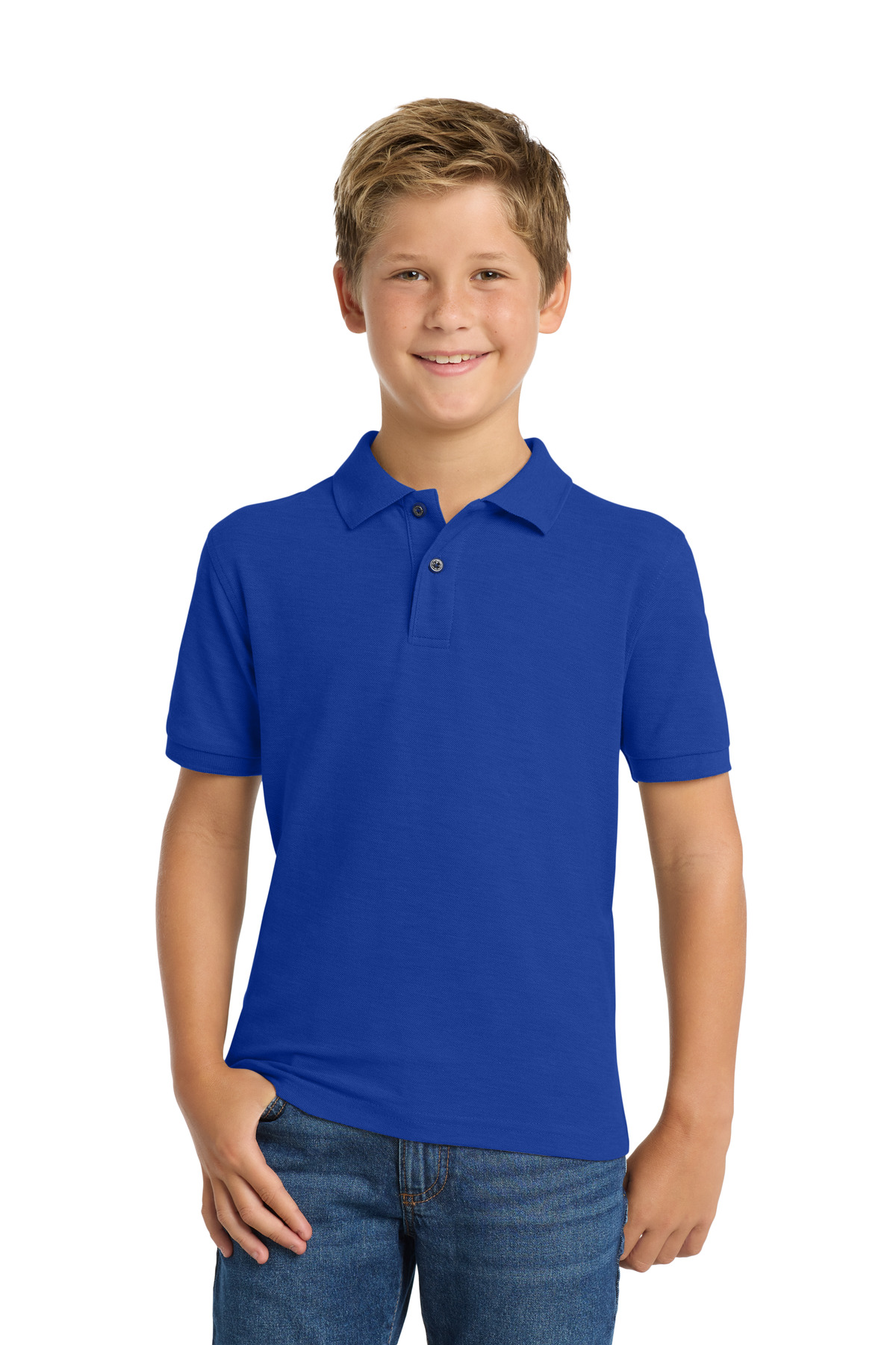 Port Authority Youth Silk Touch Polo. Y500 66