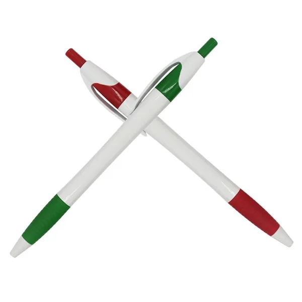 Plastic Cougar Rubber Grip Ballpoint Pen 6