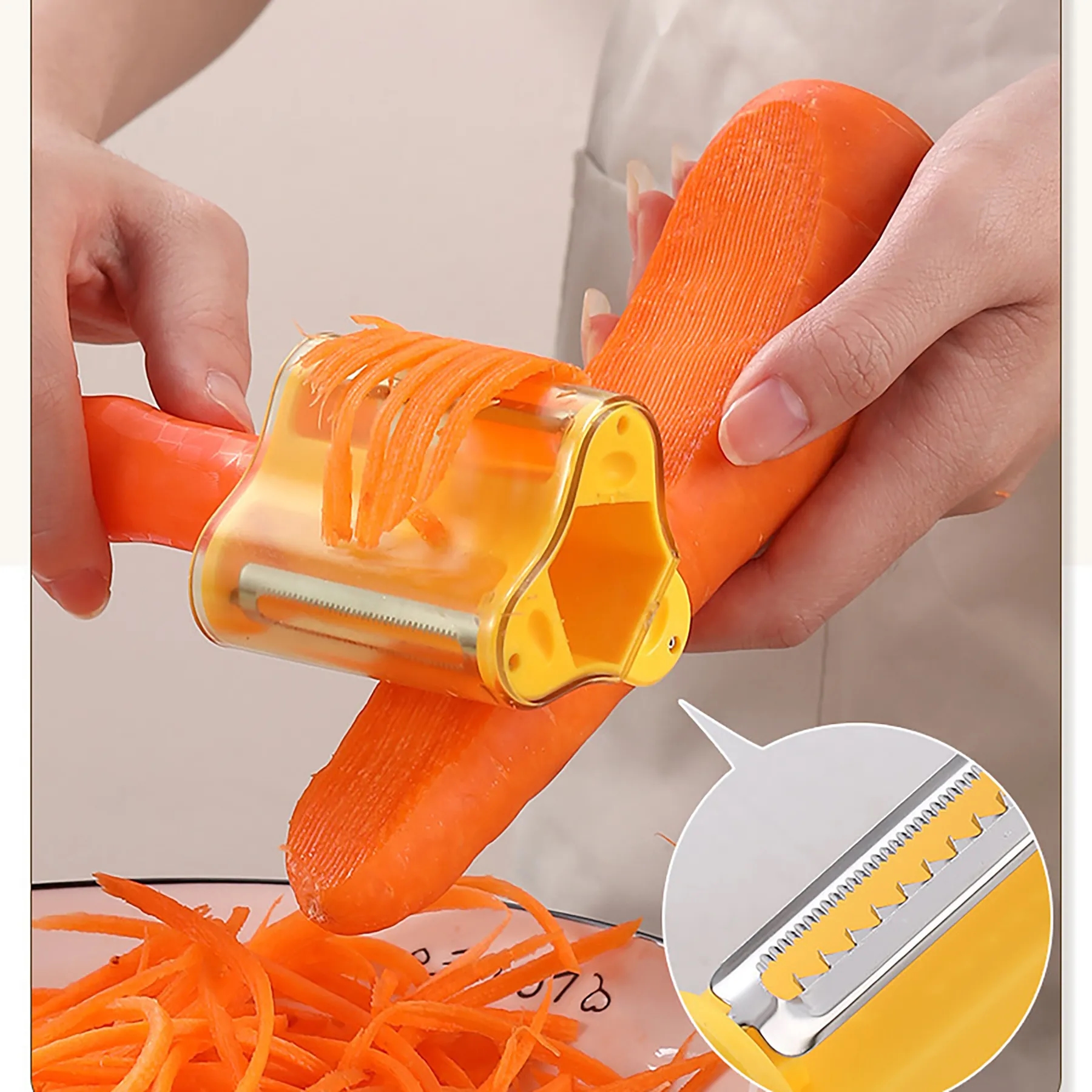 Polypropylene 3-in-1 Fruit Paring Knife 4