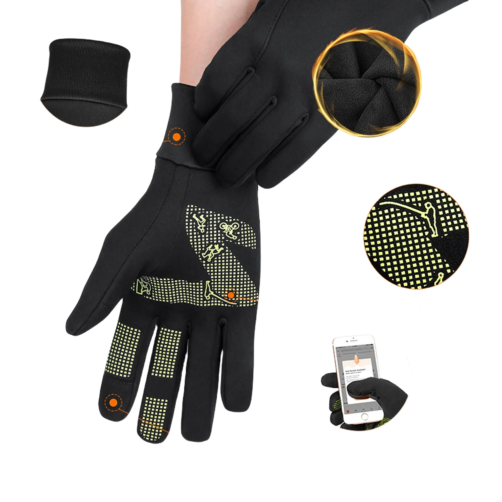 Touchscreen Anti-Slip Breathable Cycling Gloves 4