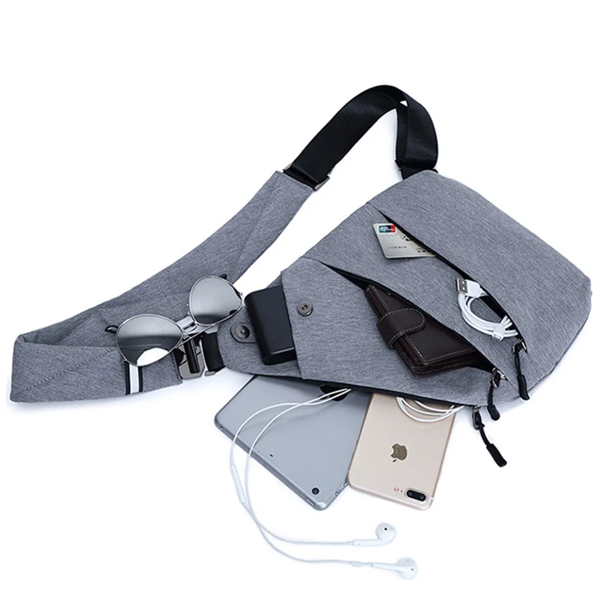 Waterproof Anti-Theft Crossbody Sling Shoulder Bag 3