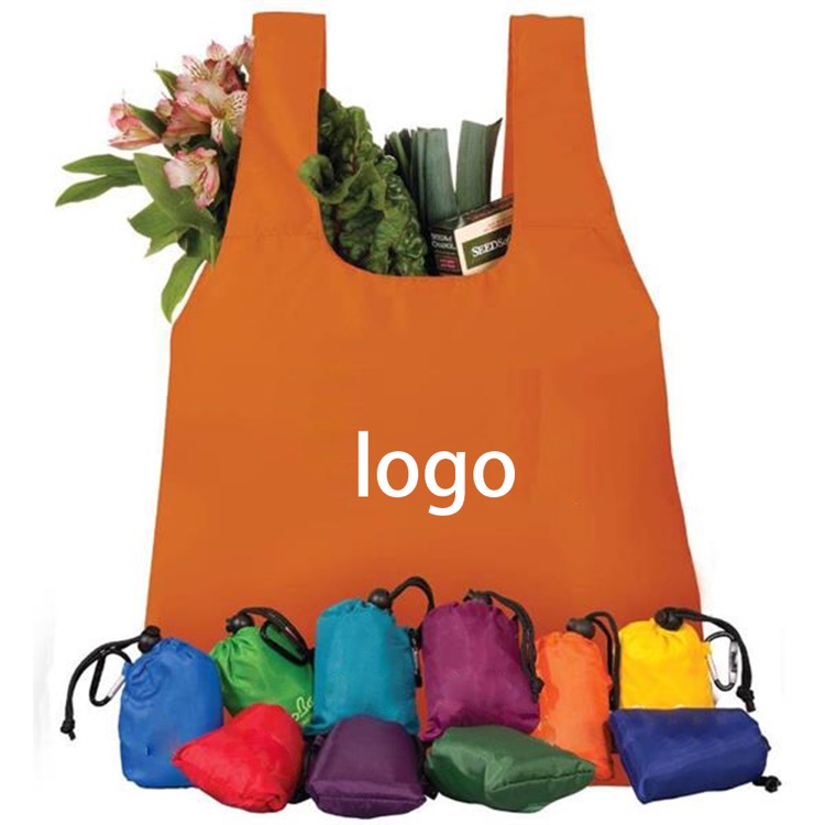 Original Reusable Tote Bag With Carabiner Clip