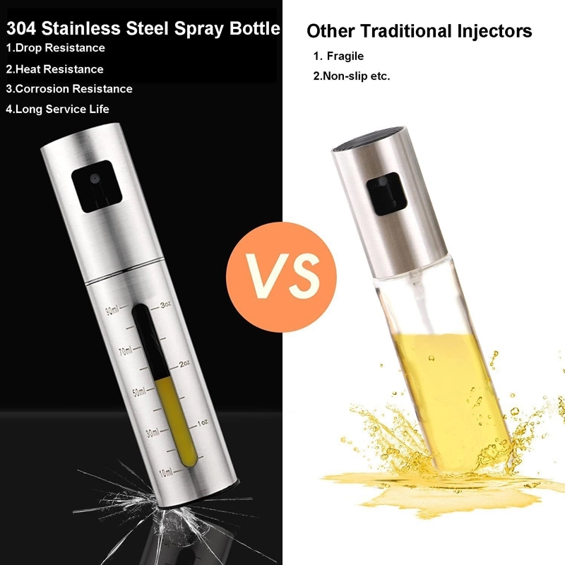 Custom Stainless Steel Olive Oil Spray Mister With Scale 6