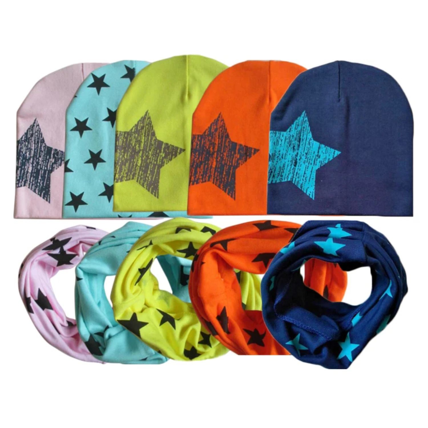 Sublimation beanie with matching neck scarf 3