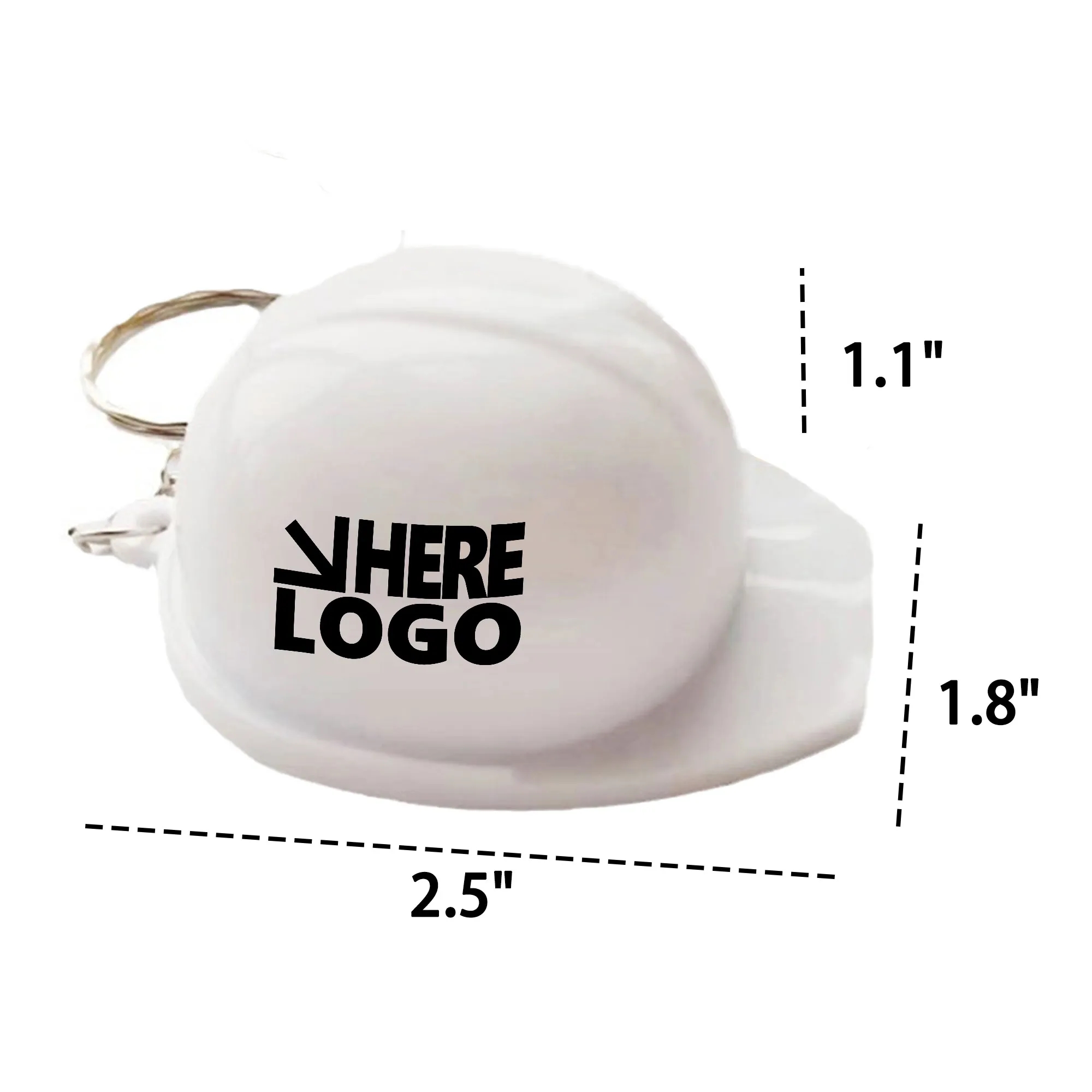 MOQ 20 Hard Hat Bottle Opener Keychain Construction 5