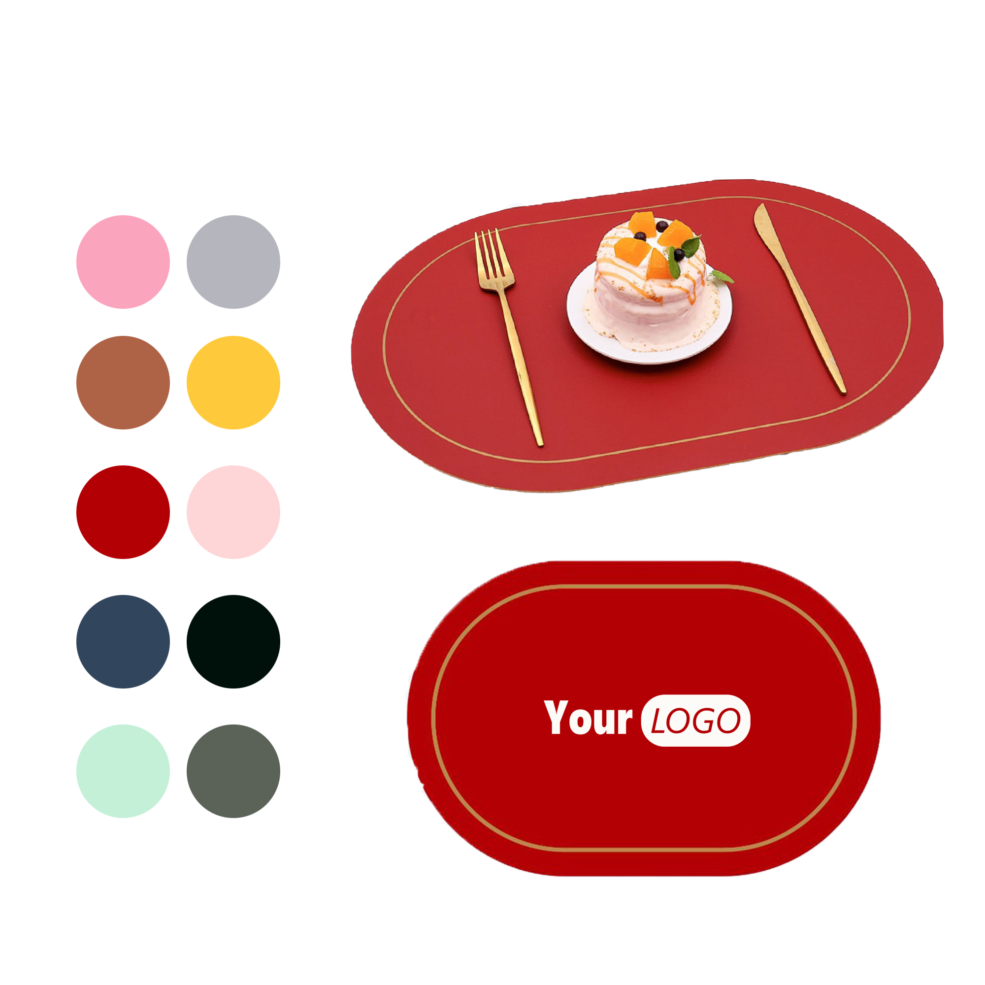 Leather Dual Color Placemat 2