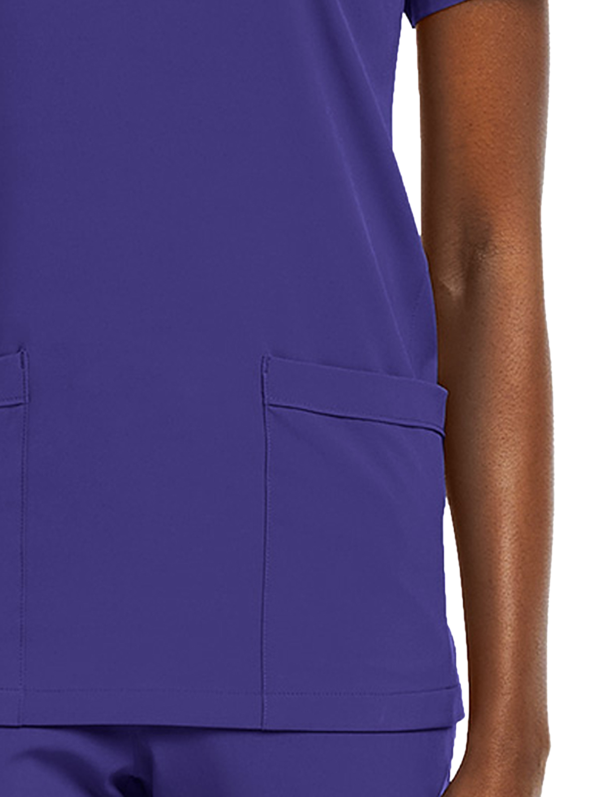 ScrubJoy Originals - Women's Fitted Two-Pocket V-Neck Top 24