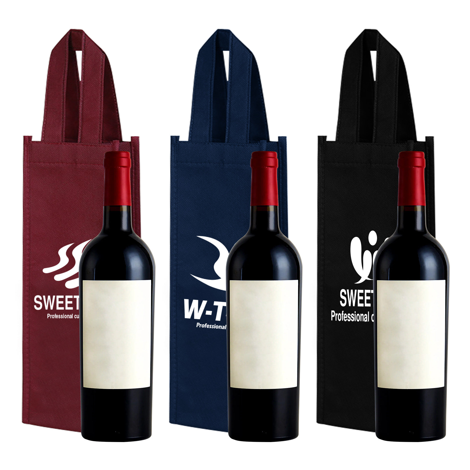 Non woven Red Wine Bag 1