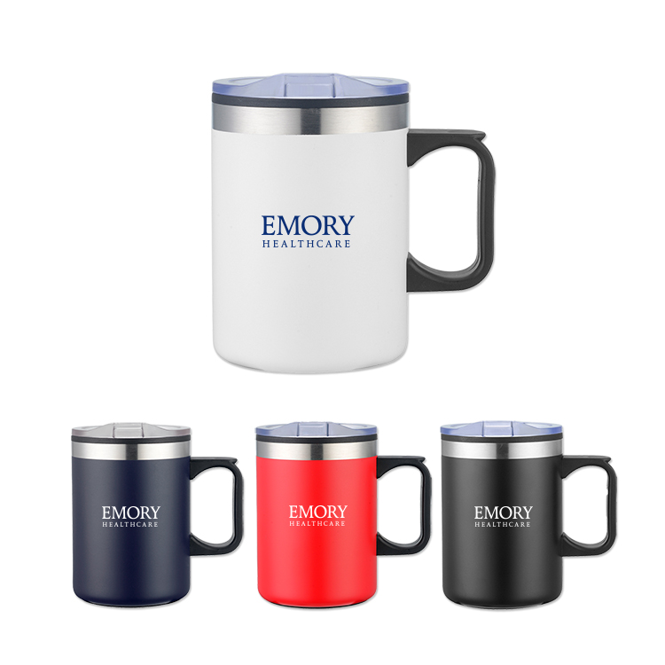 14 Oz. Double Wall Mug with Handle