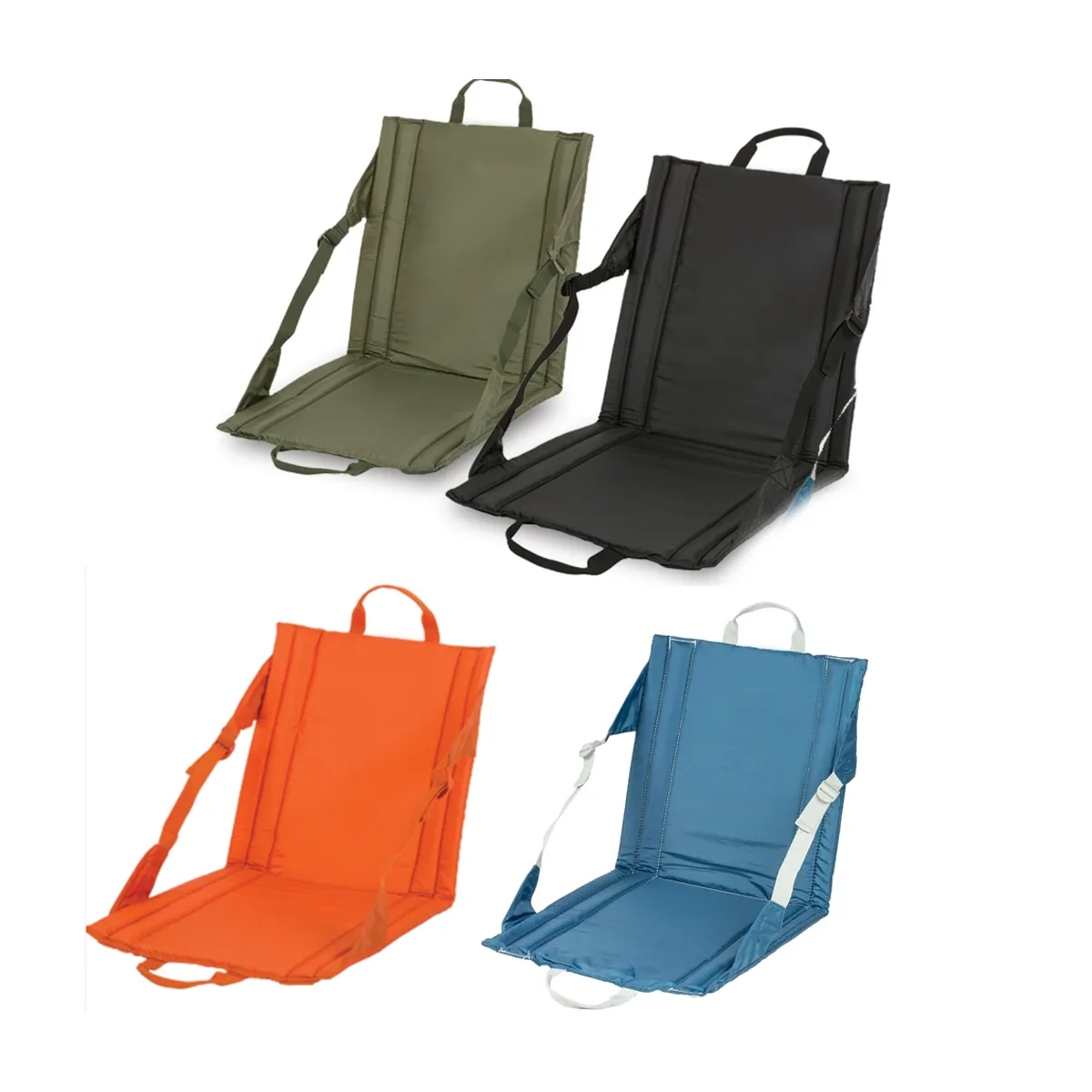 Portable Folding Outdoor Stadium Seat with Adjustable Strap 5
