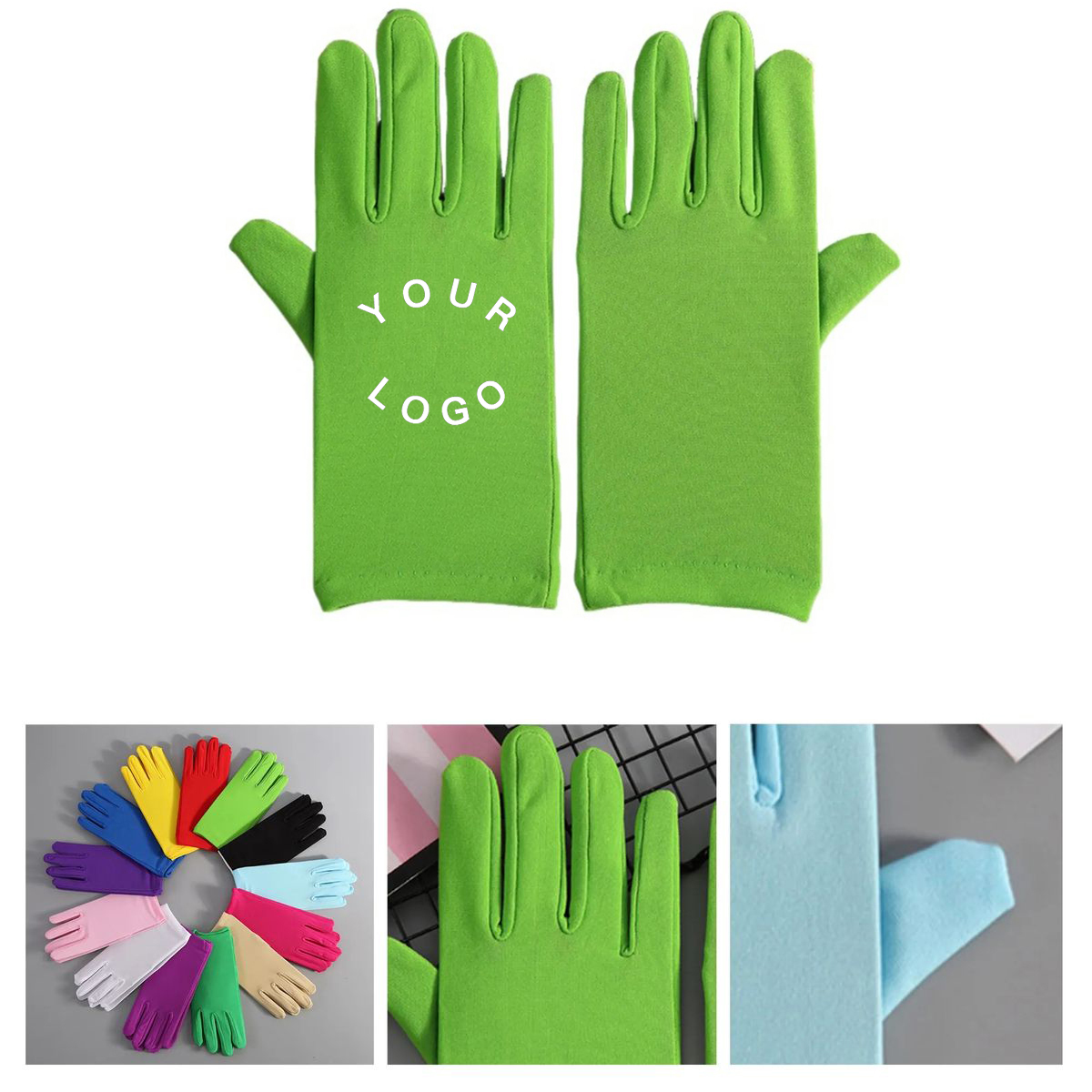 Polyester Classic Wedding Etiquette Gloves 3