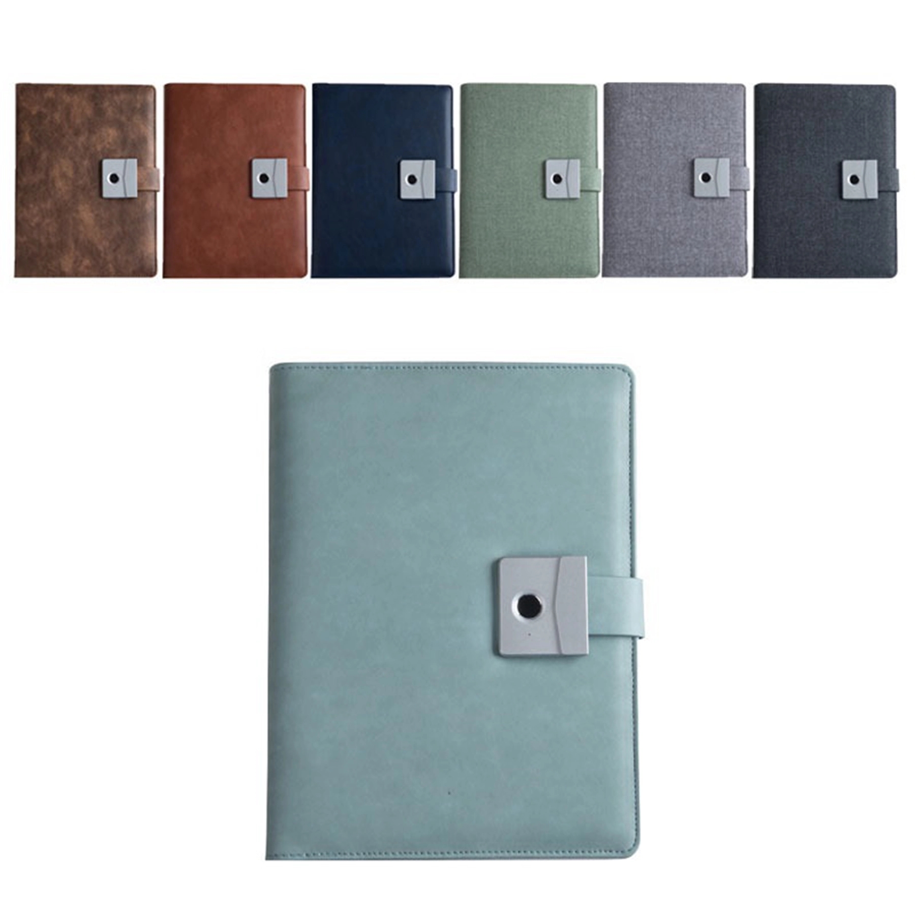 Fingerprint Lock A5 Notebook with Power Bank & USB Drive 3