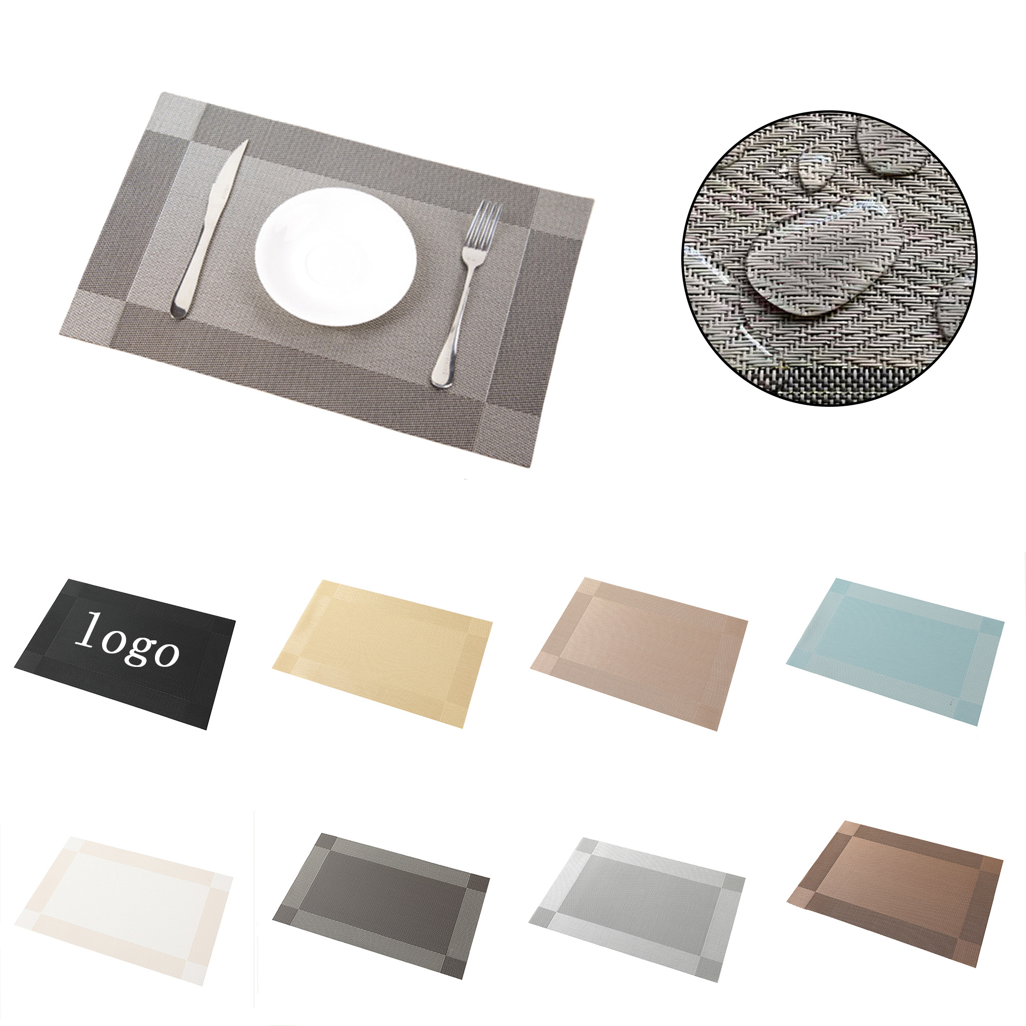 Heat-Insulating And Anti-Slip PVC Table Mat 2