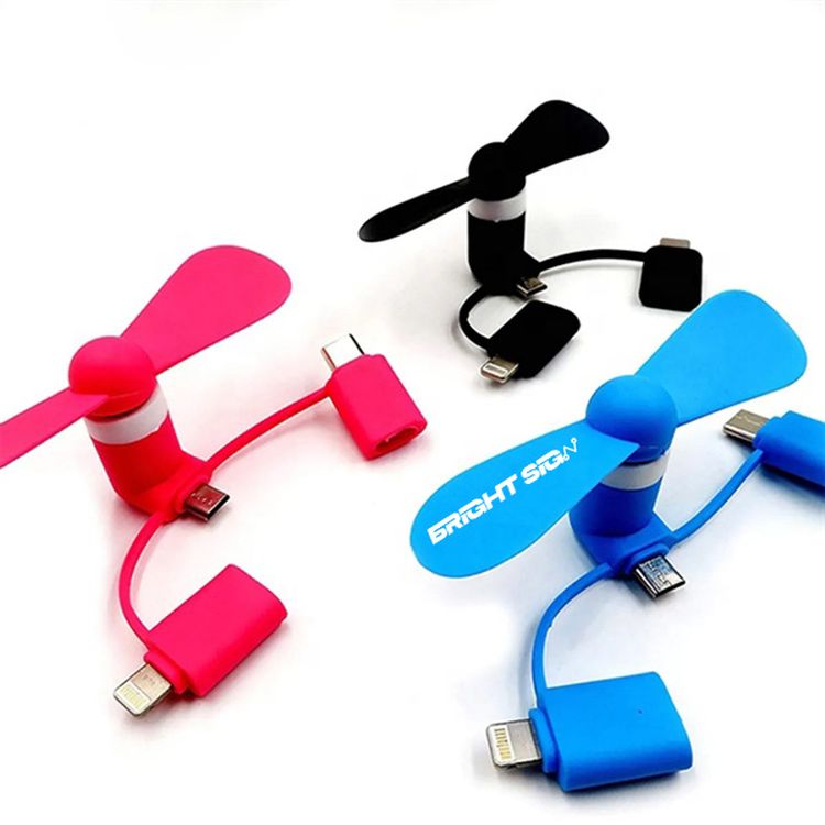 3-in-1 Mini Cellphone Fan 3
