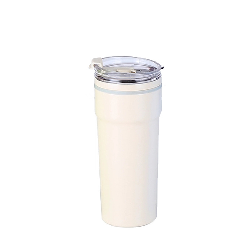 Custom 18 oz Stainless Steel Travel Coffee Mug With Straw 3