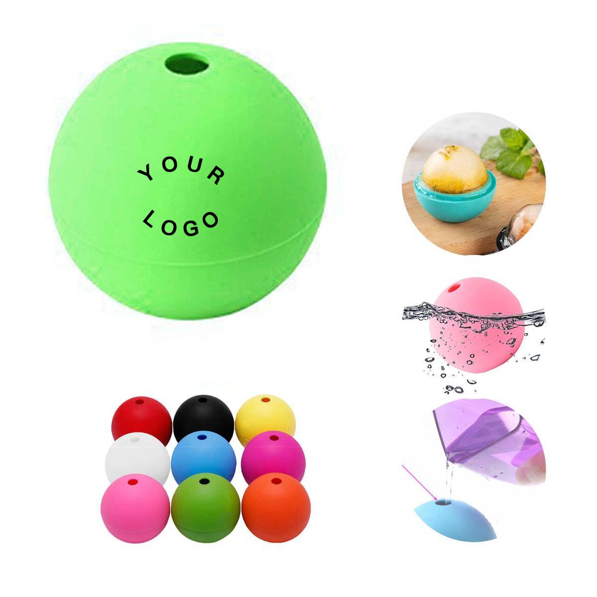 Silicone Ice Ball Mold for Whiskey and Cocktails 2