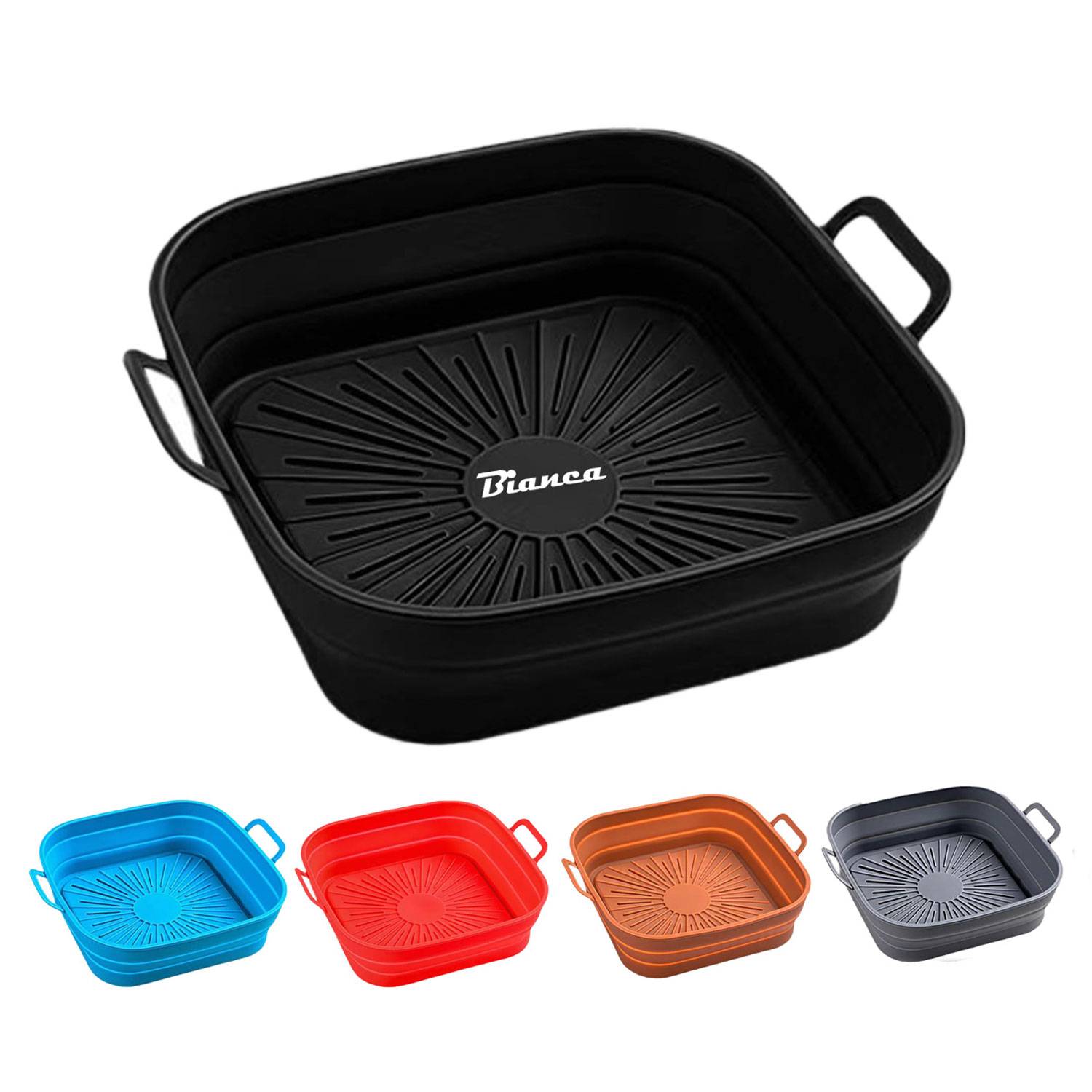 Foldable Silicone Air Fryer Liner – Odorless & Reusable 2
