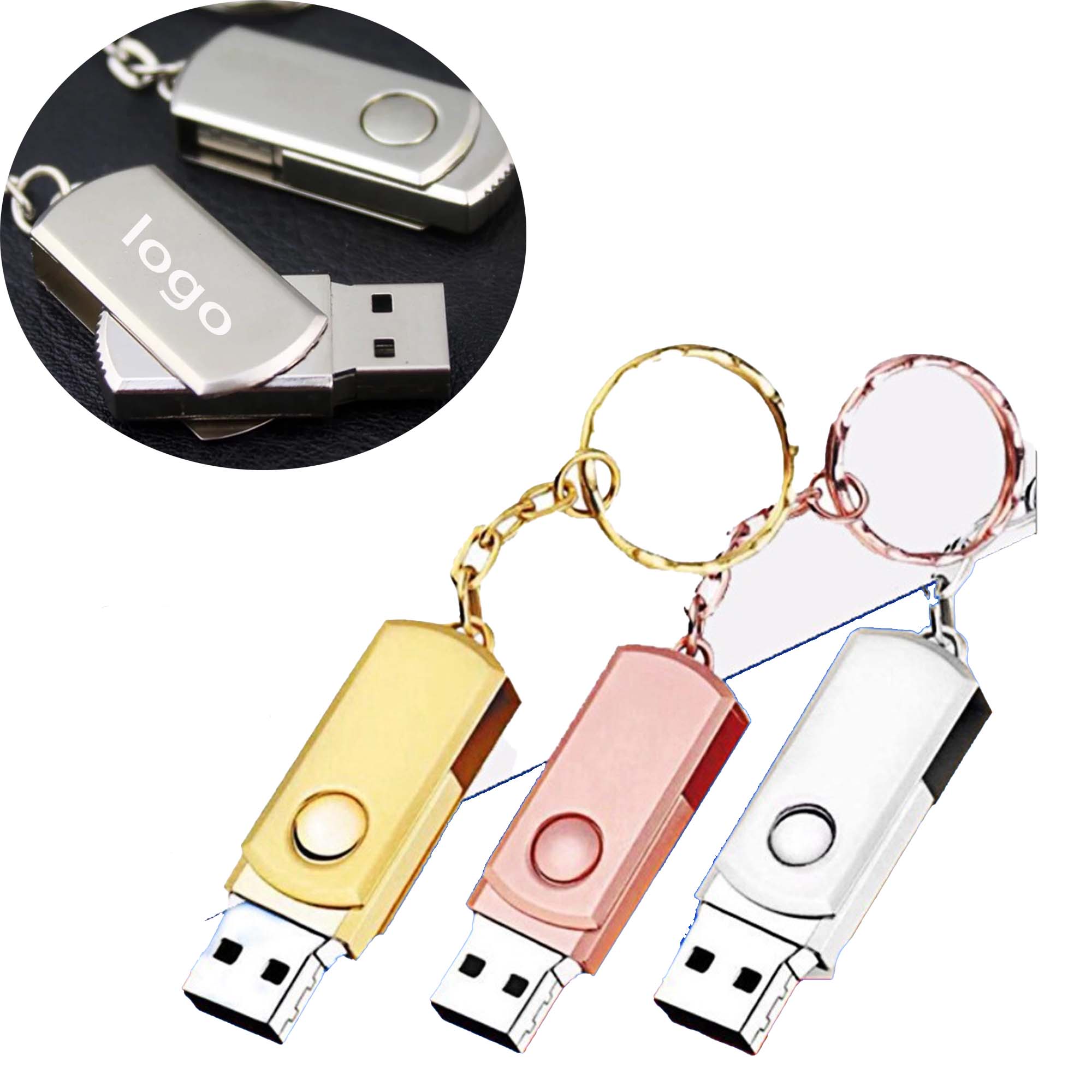 Metal USB Flash Drive For High-Speed Office Use 2