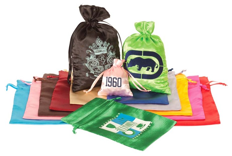 Satin Drawstring Bag 6x9" 2