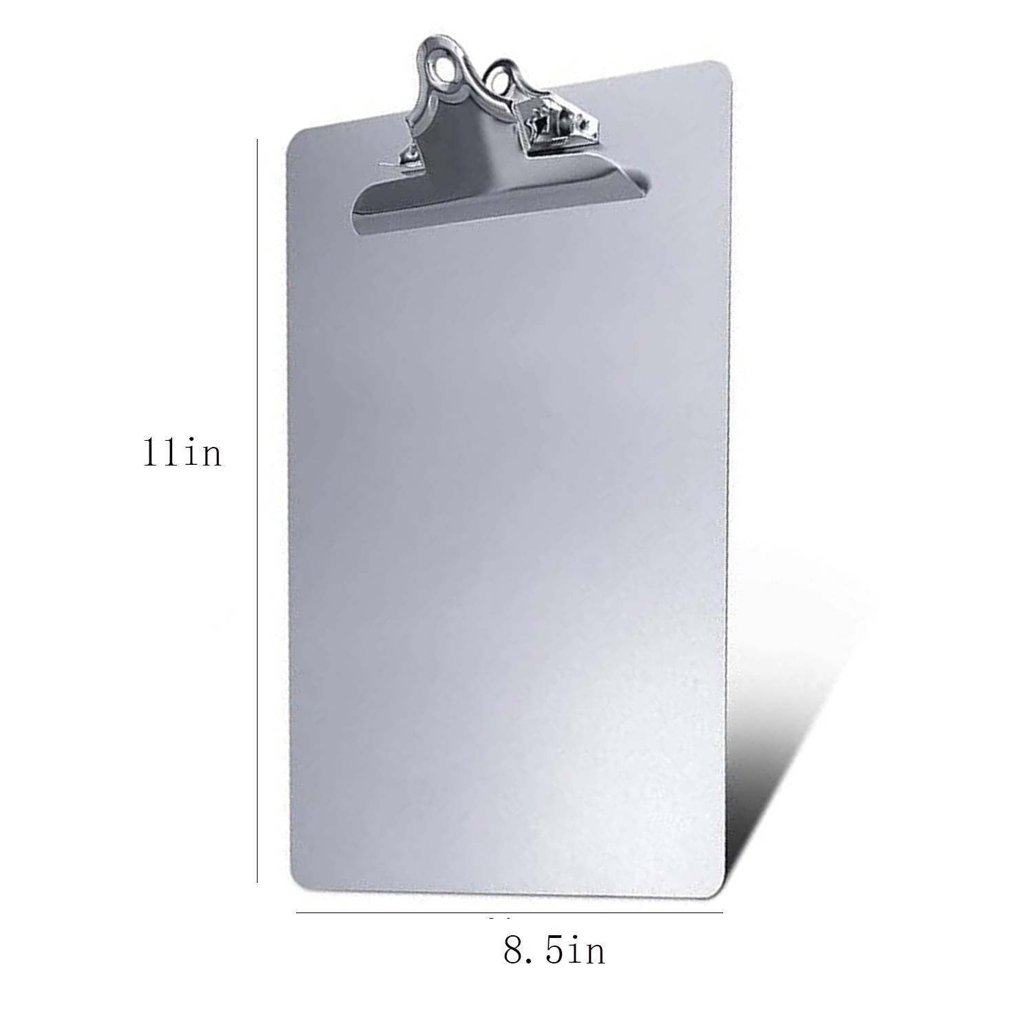 Letter Size High Capacity Clip Aluminum Clipboard 6