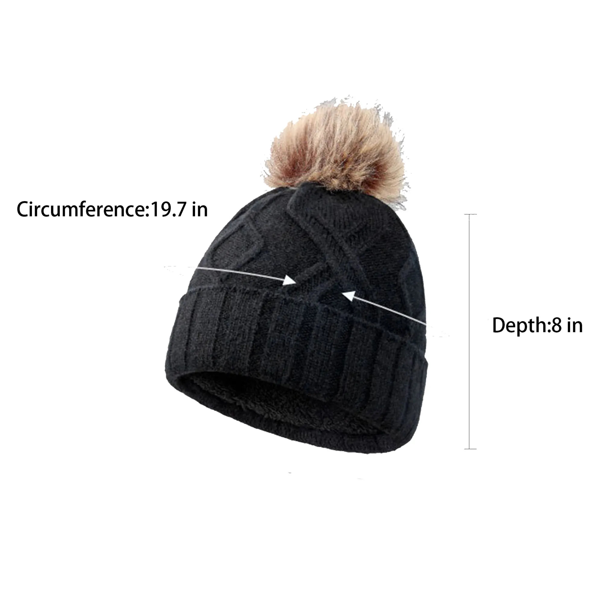 Autumn Winter Knit Hat Trendy 4