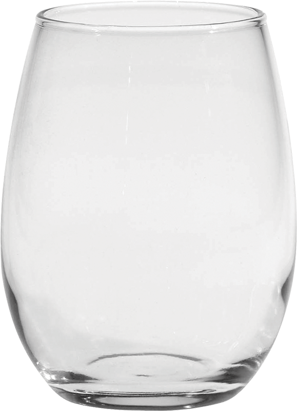 15 oz. Stemless White Wine - Deep Etched 26