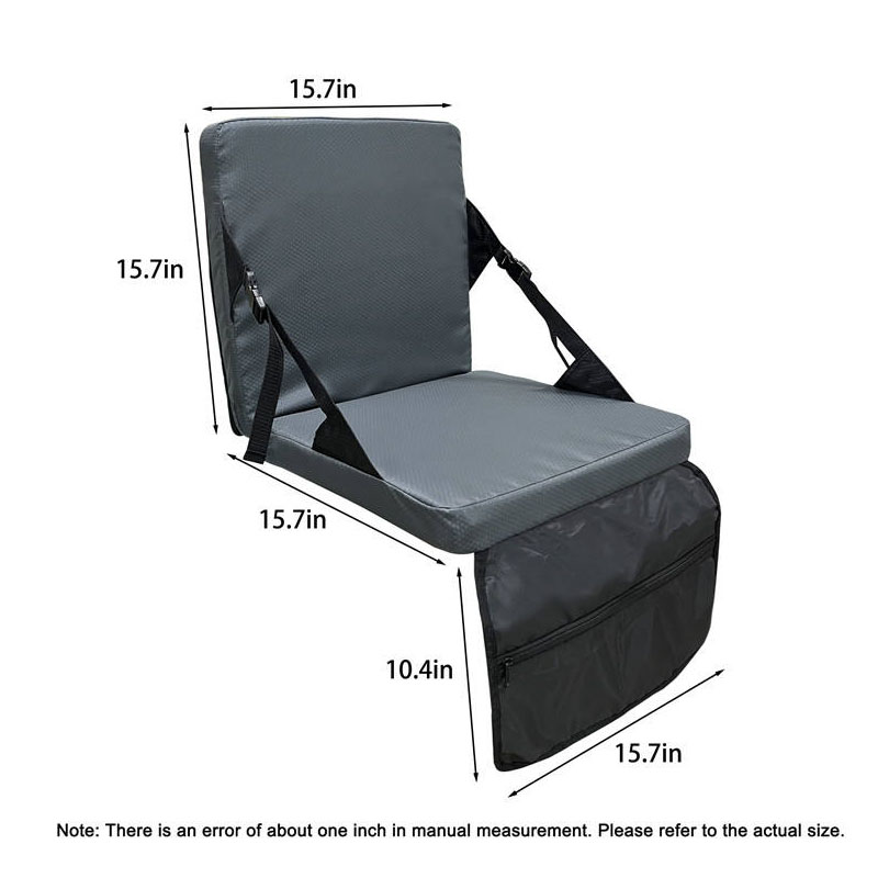 Thickened Moisture-Proof Seat Cushion With Backrest For Outdoor Stadiums 3