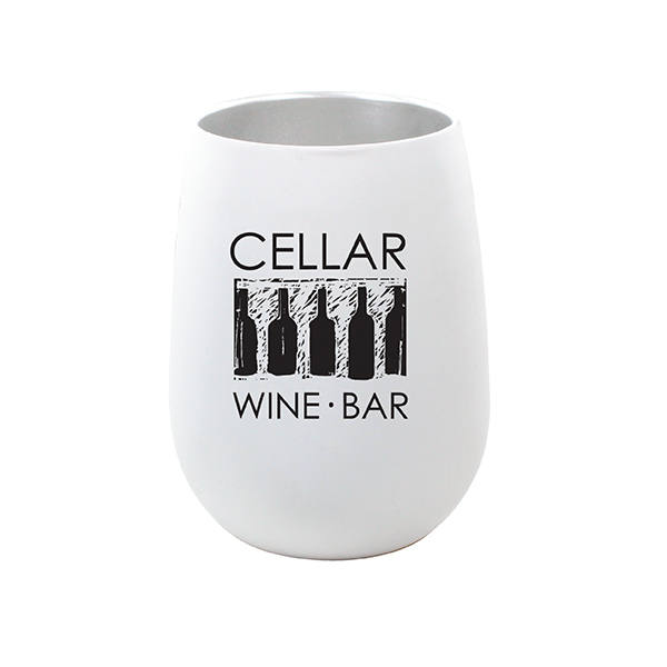 Halcyon® 12 oz. Stainless Steel Wine Glass - Gift Set 2