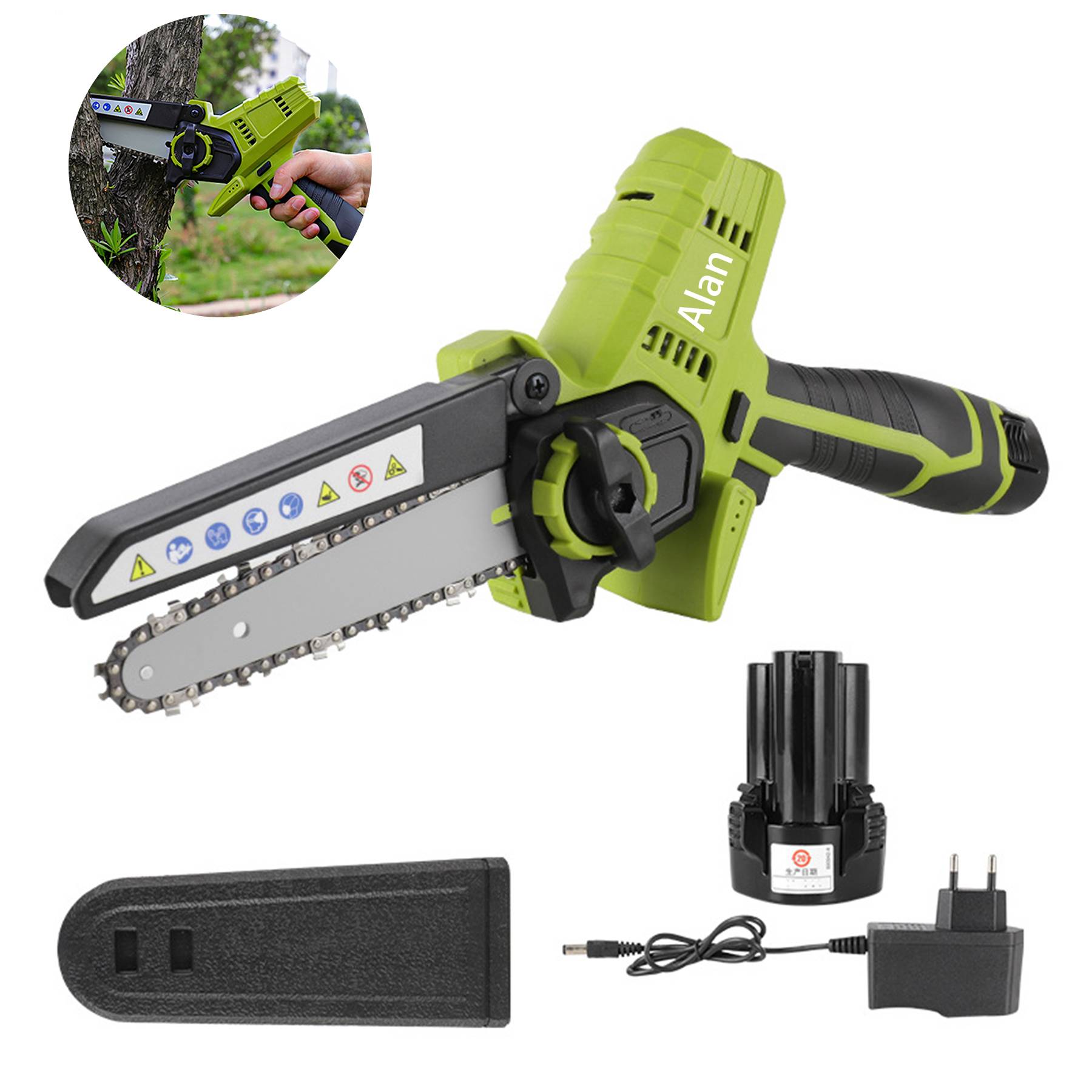 6 Inch Mini Chainsaw Cordless 1