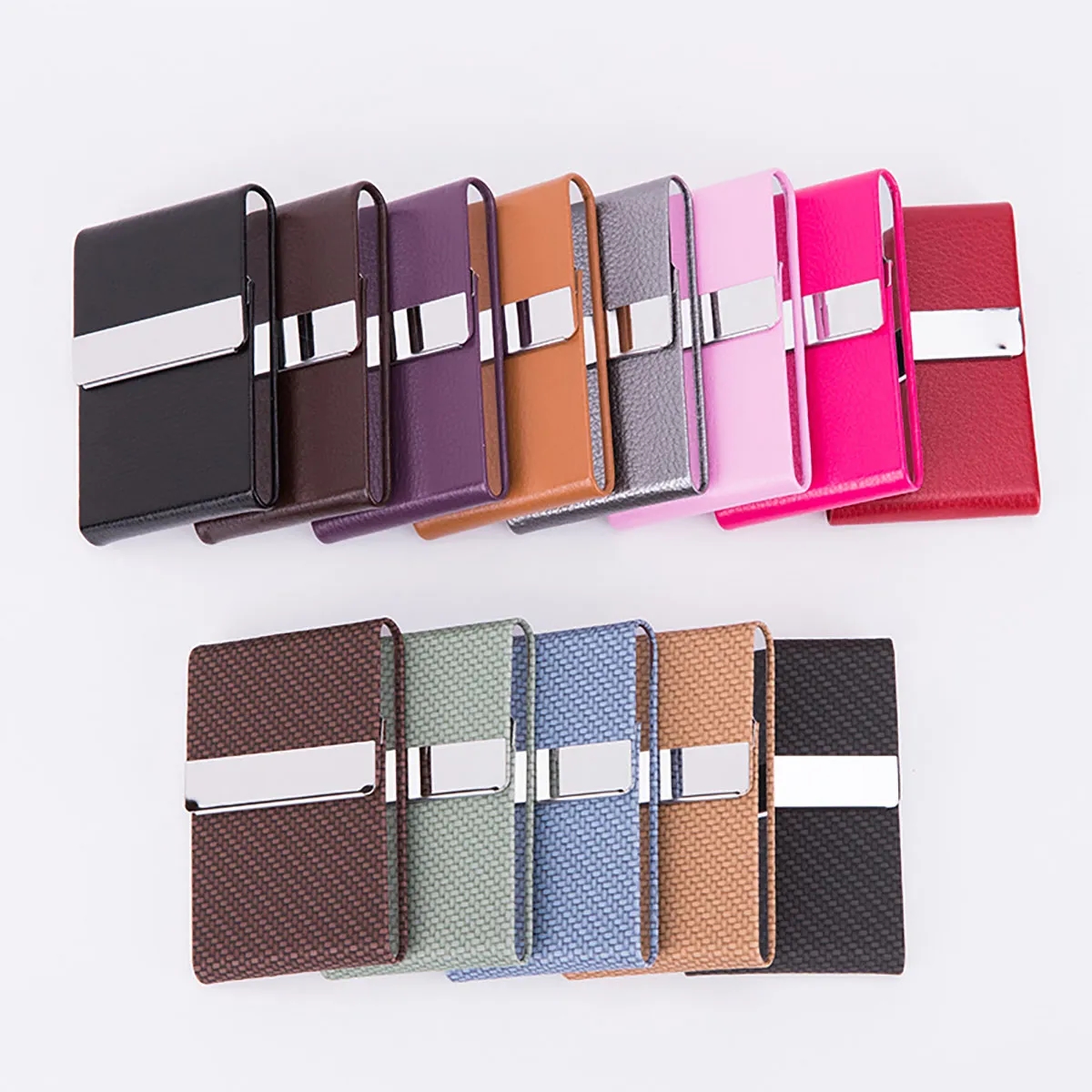 Business Name Card Holder Metal Box  with Magnetic Clasp 4