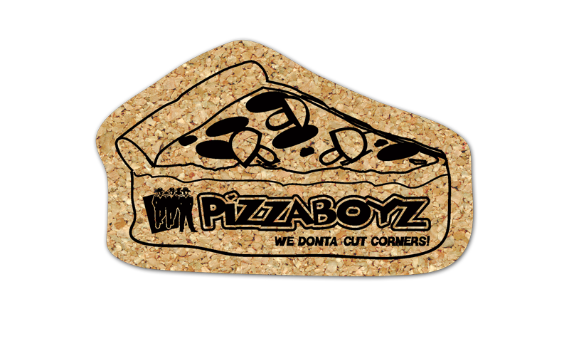 Pizza/Pie Cork Coaster