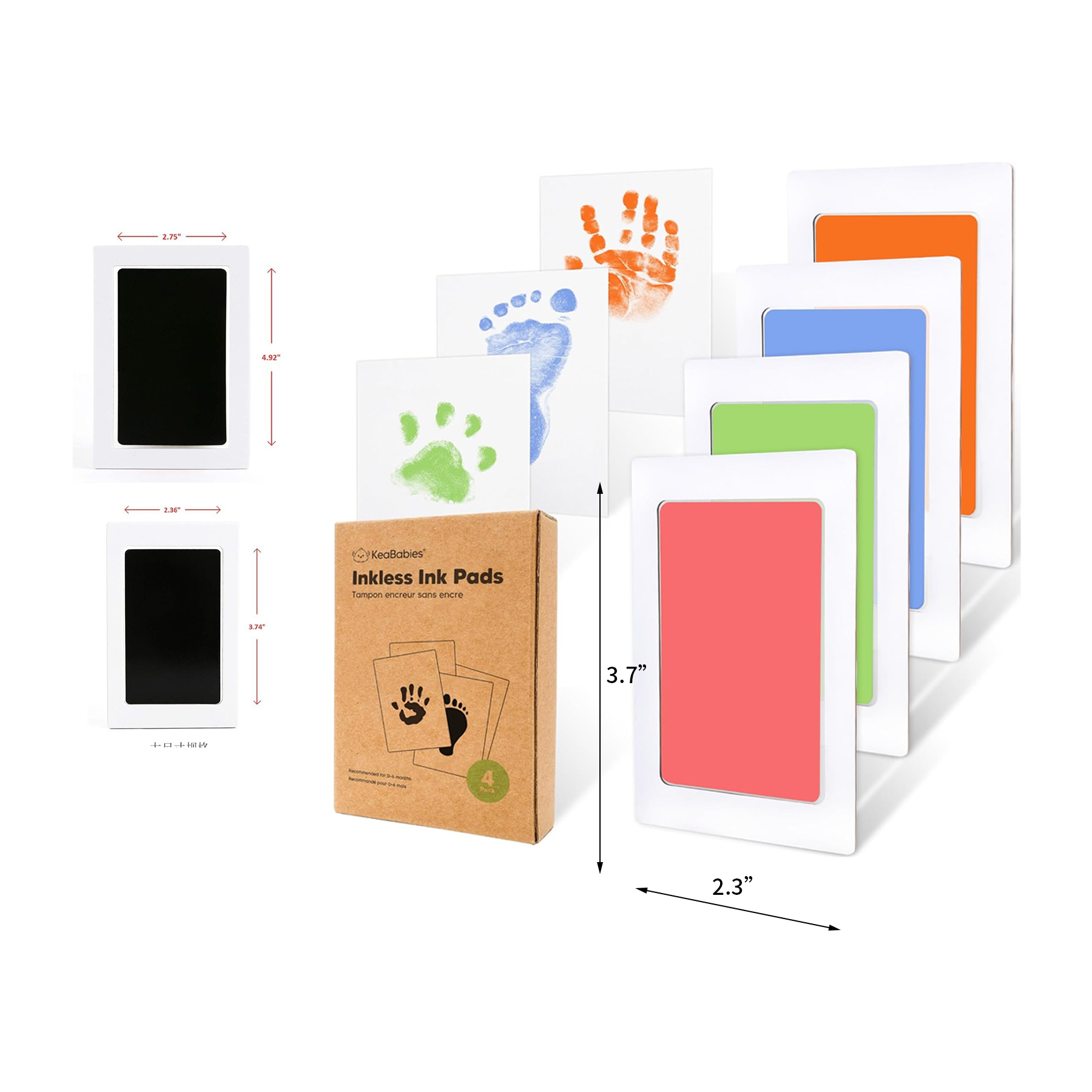 4-Pack Inkless Hand and Footprint Kit 3