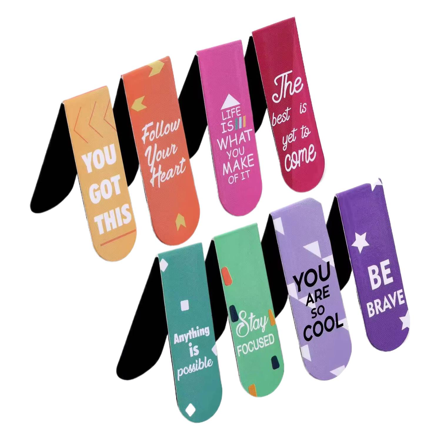 Foldable Paper Clip Magnetic Bookmark 3