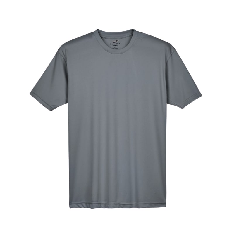 UltraClub Mens Cool & Dry Sport Performance InterlockT-Shirt 3